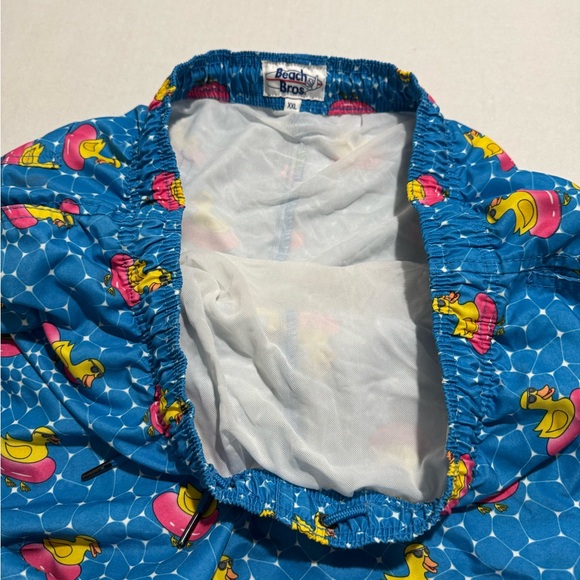 Beach Bros Swim Trunks, Duck Floatie Print, Men's XXL #912 - Picture 5 of 6